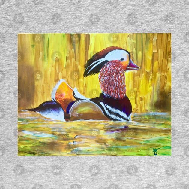 Mandarin Duck by ANoelleJay